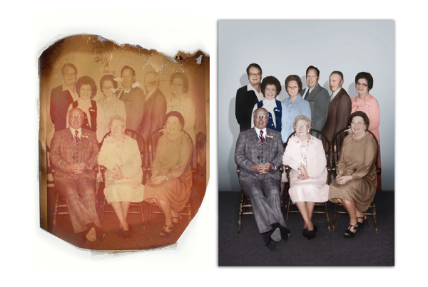 Torn and Faded photo fix by Roots Family History