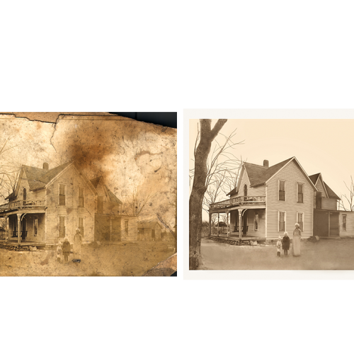 Fade Repair by Roots Family History
